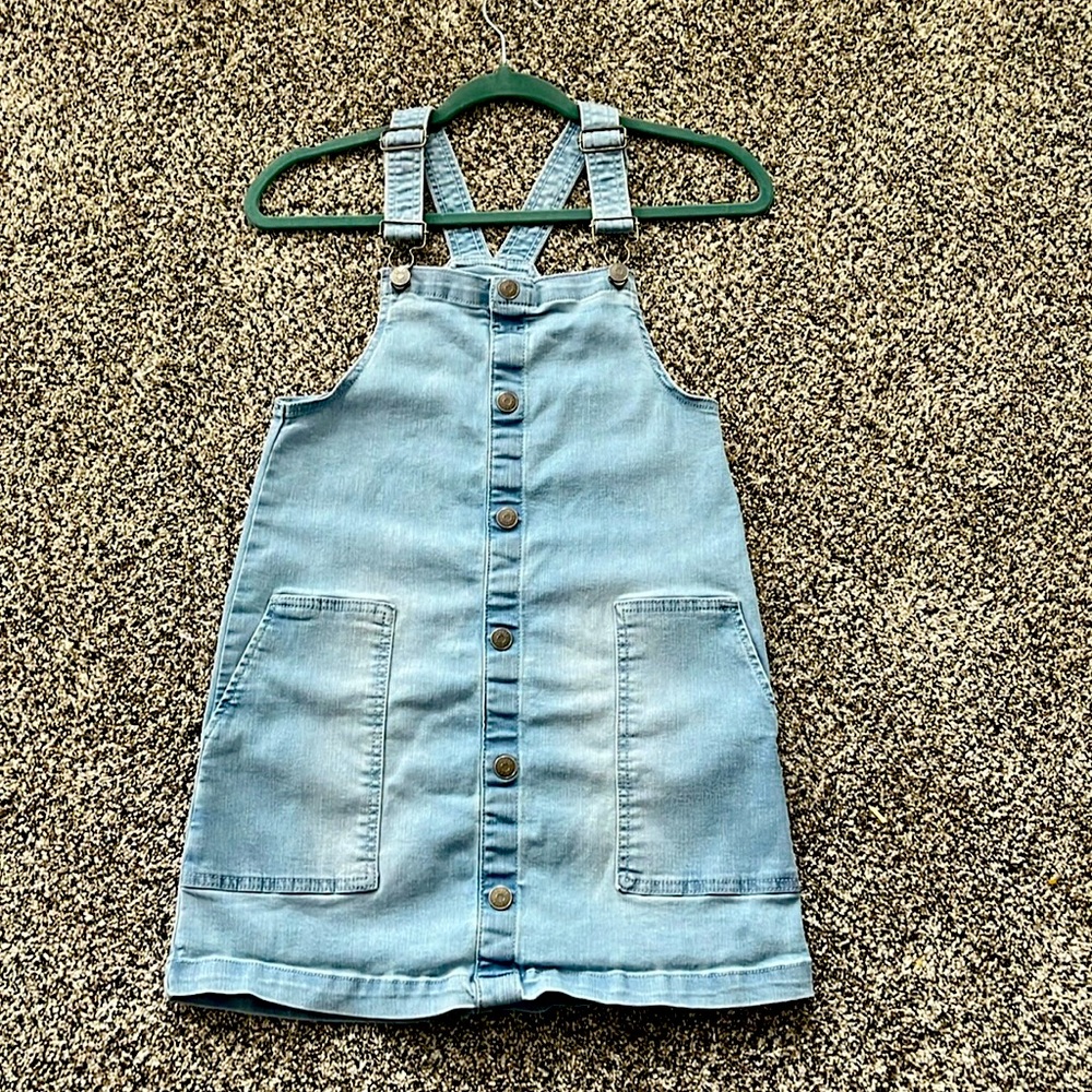 Falls creek kids denim dress size L 10/12